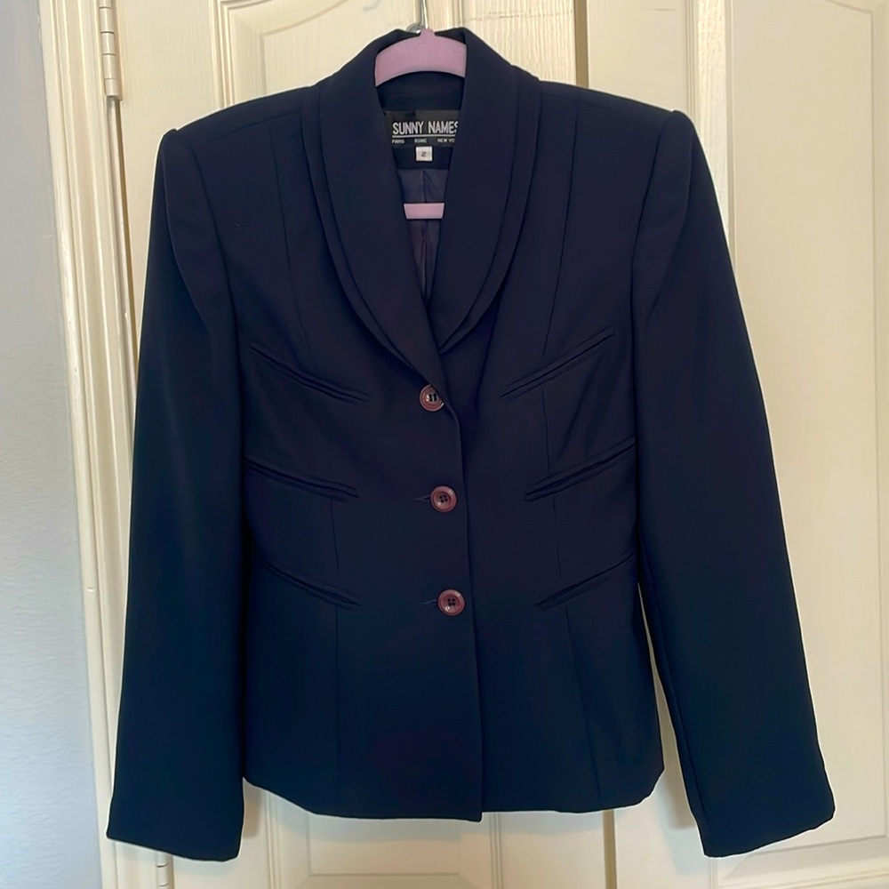 Sunny Names Vintage navy suit jacket